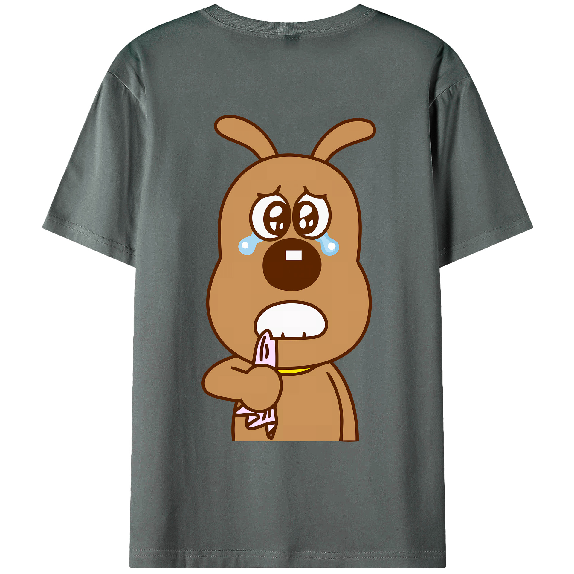 （画像用） アンパンマン Anpanman 綿100％ メンズ半袖Tシャツ（バックプリント） 通気性